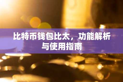 比特币钱包比太，功能解析与使用指南