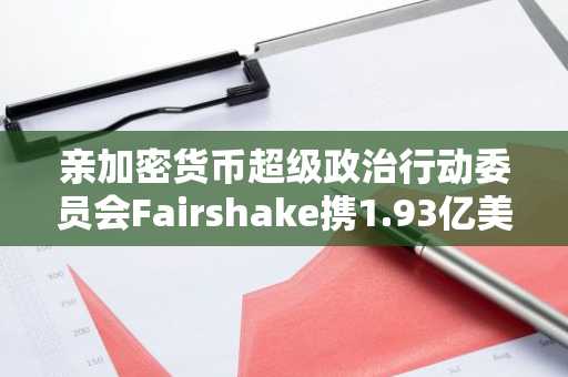 亲加密货币超级政治行动委员会Fairshake携1.93亿美元资金备战2026年中期选举