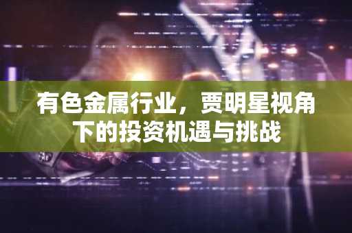 有色金属行业，贾明星视角下的投资机遇与挑战