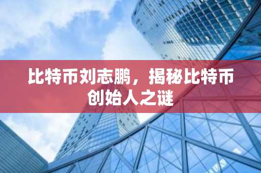 比特币刘志鹏，揭秘比特币创始人之谜