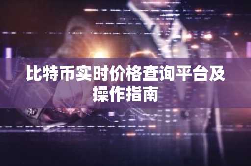 比特币实时价格查询平台及操作指南