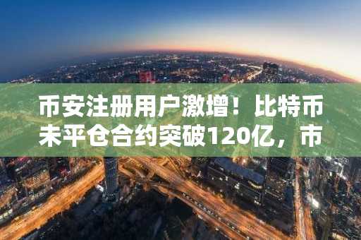 币安注册用户激增！比特币未平仓合约突破120亿，市场或迎波动性突破