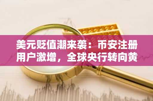 美元贬值潮来袭：币安注册用户激增，全球央行转向黄金储备