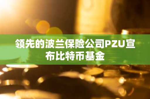 领先的波兰保险公司PZU宣布比特币基金