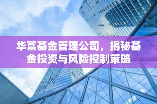 华富基金管理公司，揭秘基金投资与风险控制策略