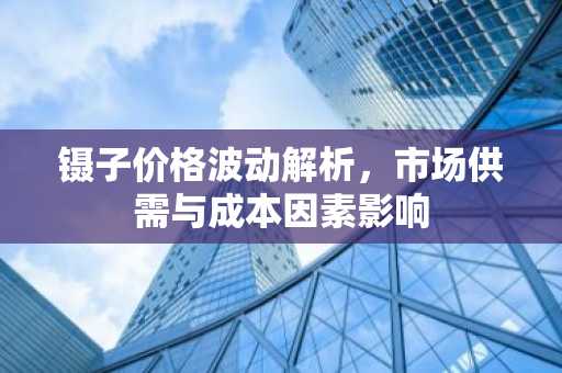 镊子价格波动解析，市场供需与成本因素影响