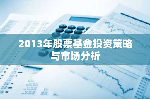 2013年股票基金投资策略与市场分析