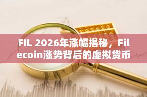 FIL 2026年涨幅揭秘，Filecoin涨势背后的虚拟货币解析