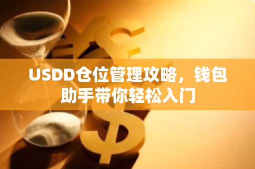 USDD仓位管理攻略，钱包助手带你轻松入门