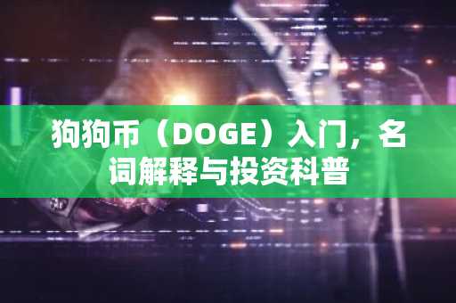 狗狗币（DOGE）入门，名词解释与投资科普