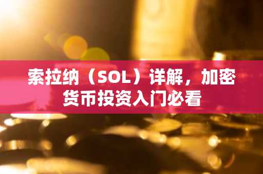 索拉纳（SOL）详解，加密货币投资入门必看