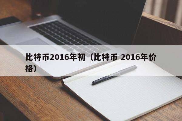 比特币2016年初（比特币 2016年价格）