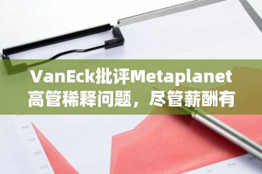 VanEck批评Metaplanet高管稀释问题，尽管薪酬有所削减