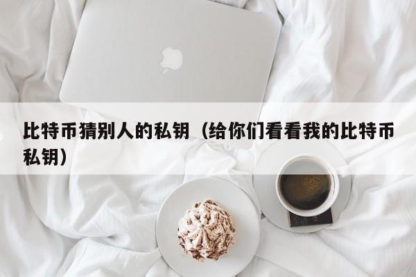 比特币猜别人的私钥（给你们看看我的比特币私钥）
