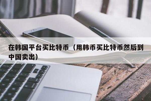 在韩国平台买比特币（用韩币买比特币然后到中国卖出）