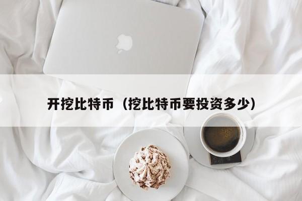 开挖比特币(挖比特币要<a href=https://news.zgjsgccyw.cn/licai/ target=_blank class=infotextkey>投资</a>多少)
