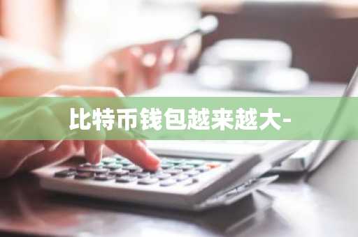 比特币钱包越来越大-