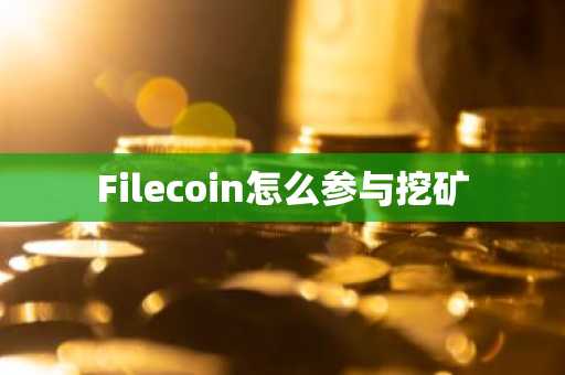 Filecoin怎么参与挖矿